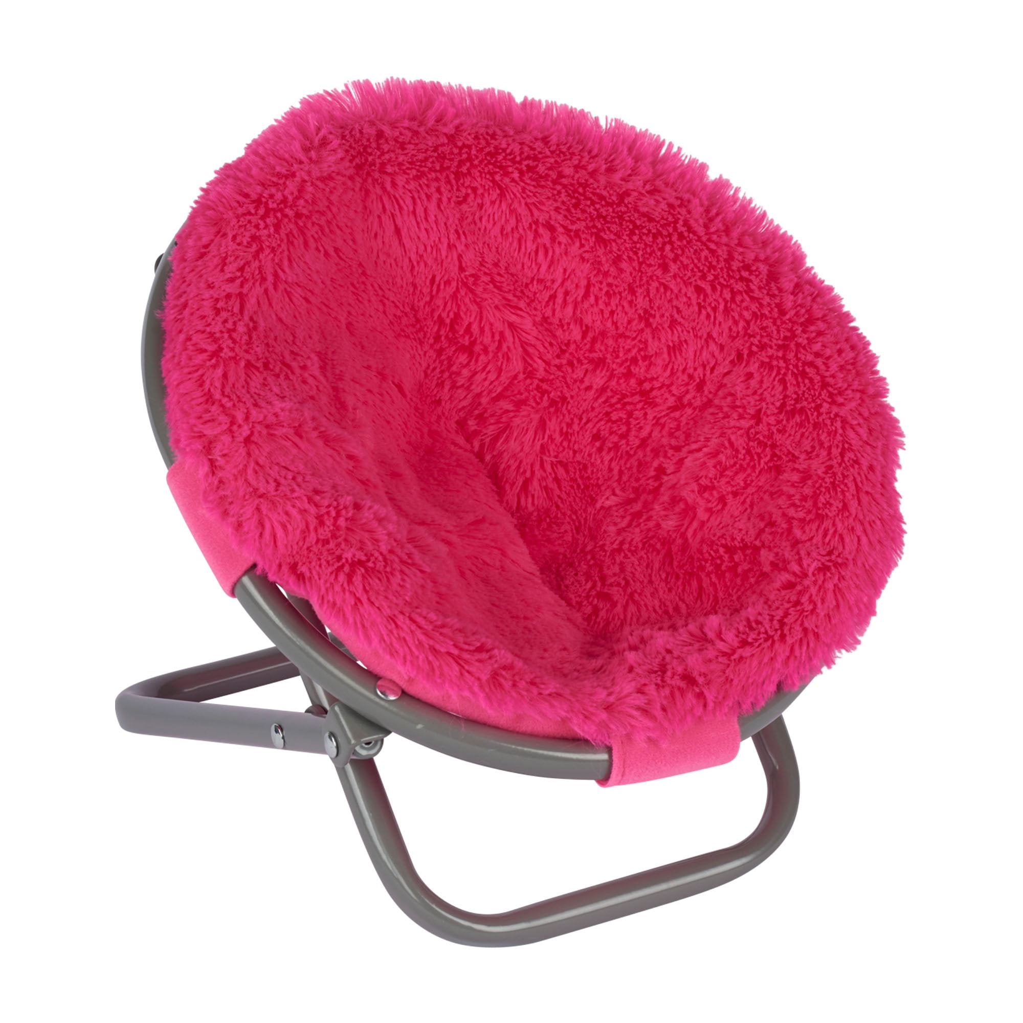 My Life As Fluffy Saucer Chair for 18" Dolls, Pink
