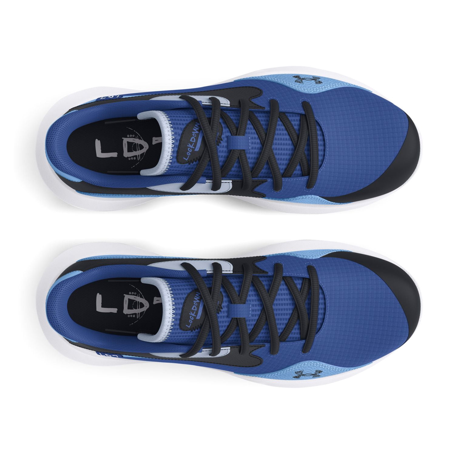 Under Armour UA Lockdown 7 Unisex Basketball‎ Shoes Low Lightweight M11.5 W13 Under Armour Lockdown 7 Low Basketball Shoes main image 2