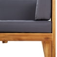 thumbnail image 3 of vidaXL 2 Piece Garden Lounge Set with Cushions Solid Acacia Wood, 3 of 5