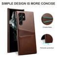 thumbnail image 6 of ELEHOLD Wallet for Samsung Galaxy S24 Plus Case,Back Credit Card Holder Leather Protective Shockproof Cover Slim Fit Lightweight Samsung Galaxy S24 Plus Case,Brown, 6 of 6