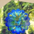 thumbnail image 2 of Liranovly 3D Metal Whale Wind Spinner-Hanging 12in Spinfinity Designs Wind Spinners for Outdoor & Indoor Decorations, 2 of 7