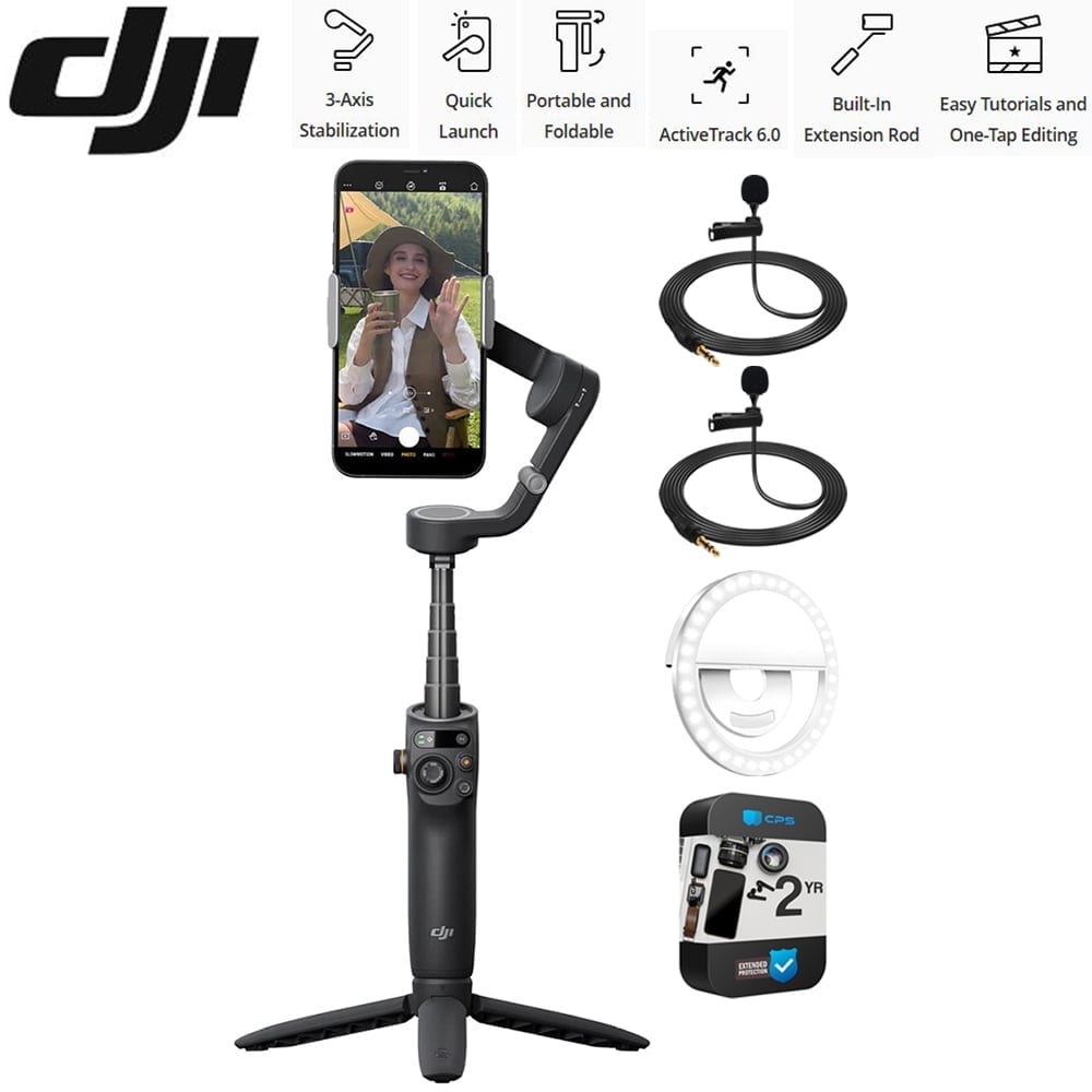 DJI Osmo Mobile 3 Smartphone Gimbal Combo Kit - Walmart.com