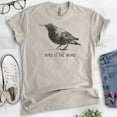 thumbnail image 6 of Bird Is The Word Shirt, Unisex Women's Men's Shirt, Bird Shirt, Animal Shirt, Animal Lover Shirt, Light Silk Gray, X-Large, 6 of 6