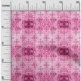 thumbnail image 2 of oneOone Cotton Cambric Fuschia Pink Fabric Animal Fabric For Sewing Printed Craft Fabric By The Yard 42 Inch Wide, 2 of 5