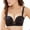 Black, variant on Push up Bra for Women Adjustable Drawstring Bras Soft Seamless V Bras Everyday Bra S-5 Black 34/B