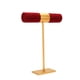 thumbnail image 4 of Soporte para pulseras con barra en T, expositor de pulseras, organizador de cabello con forma de torre Rojo, 4 of 9