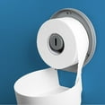 thumbnail image 4 of Cheers Tissue Dispenser Dust-proof Moisture-proof Large Capacity Wall Mounted Lock Design Space Saving Strong Bearing Easy Access Roll Paper Holder for Bathroom, 4 of 7