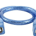 thumbnail image 4 of Unique Bargains 1 Feet Blue Type A Female to Female U 2.0 Extension Cable Cord, 4 of 6