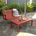thumbnail image 2 of Highwood 4ft Lehigh Porch Swing with 1 Coffee Table - Outdoor, Eco-friendly, Synthetic Wood, 2 of 7
