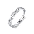 thumbnail image 1 of Anillo de apertura de Metal Sonducket joyería geométrica para hombre, 1 of 6