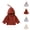 Brick Red, variant on Toddler Waffle Knit Hooded Shirt Spring Fall Long Sleeve Kids Plain Hoodie Pullover Top for Boys Girls