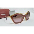 thumbnail image 2 of Miu Miu Miu Sunglasses Logo Cat Eye Mix Metal Combination Brown *Djc2057, 2 of 6