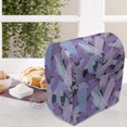 thumbnail image 4 of Retro Lounger Chair Bag, Abstract Funky Design Hatched Lines Doodle Drawing Cold Tones, High Capacity Storage with Handle Container, Lounger Size, Dark Grey Violet and Sky Blue, by Ambesonne, 4 of 5