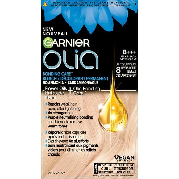 Garnier Olia Ammonia Free Permanent Hair Dye, Ammonia Free, 100% Grey Coverage, 1 pack