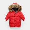 thumbnail image 2 of Manteaux d'Hiver Matelassés pour Garçons GERsome, Manteau pour Enfants en Faux Duvet, Veste Lourde Imperméable à Capuche en Fourrure, Parka, 2 of 5