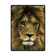 thumbnail image 1 of RYLABLUE Lion Fleece Blanket Throw Blanket 58x80 inches, 1 of 1