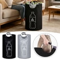 thumbnail image 2 of Recycling Bin Organizer for Bottles & Cans - Foldable Oxford Storage Bag, 28 Large Capacity Space-Saving Basket with Aluminum Handles Waterproof Portable Sorting Solution for Kitchen & Office, 2 of 10