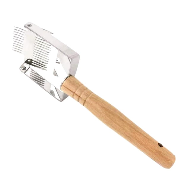Horquilla Destapadora de Abejas Yotijar Acero Inoxidable 75 mm Raspador