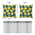 thumbnail image 2 of Pofeuu Lemon Print Double-sided plush pillowcase Square Throw Pillow Covers Pillows Cover for Living Room Bedroom Sofa Couch Cushion Cover（No pillow core）-26"x26", 2 of 7