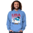thumbnail image 3 of Tootsie Mr Owl Patriotic USA America Hoodie Sweatshirt Women Men Brisco Brands X, 3 of 6