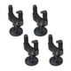 thumbnail image 1 of Juego de 4 colgadores de guitarra desmontables de pared con agarre de bloqueo automático y base (negro), 1 of 7