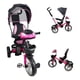 thumbnail image 1 of The Baby Shop Triciclo Fucsia P/ Niños Bebe 7 En 1 Asiento Giratorio Is-3041x, 1 of 8