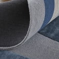 thumbnail image 6 of Feizy Nash Modern Geometric, Blue/Ivory/Gray, 8' x 10' Area Rug Handmade Sheen Mid-Century Modern Color Block Floor Rug for Living room Bedroom, 6 of 8