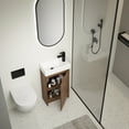 thumbnail image 3 of Holaki 18 Inch Bathroom Vanity With Single Sink for Small Bathroom, Brown Ebony, 3 of 8