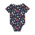 thumbnail image 5 of Balery Rocket Satellite Pattern Baby Climbing Clothes Infant Bodysuit Cute Infant Bodysuit Baby Romper-3 Months, 5 of 7