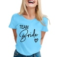 thumbnail image 3 of CAIXIA Bride T-Shirt Team Bride Shirts Bachelorette Party Shirts Bridal Party T-Shirt Bridesmaid Proposal Gift, 3 of 4