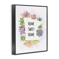 thumbnail image 2 of Stupell Industries Bohemian Minnesota State Home Sweet Home Succulent Watercolor Vignette Black Framed Giclee Art, 16 x 20, by Ziwei Li, 2 of 7