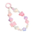 thumbnail image 2 of Llavero con Cuentas Yinane Pulsera de Dibujos Animados Cumpleaños Niños Mujeres Color Rosado Morado, 2 of 8