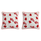thumbnail image 1 of Fundas Almohada Navideñas Decorativas para Cojines Funda () Rojo Y Blanco, 1 of 4