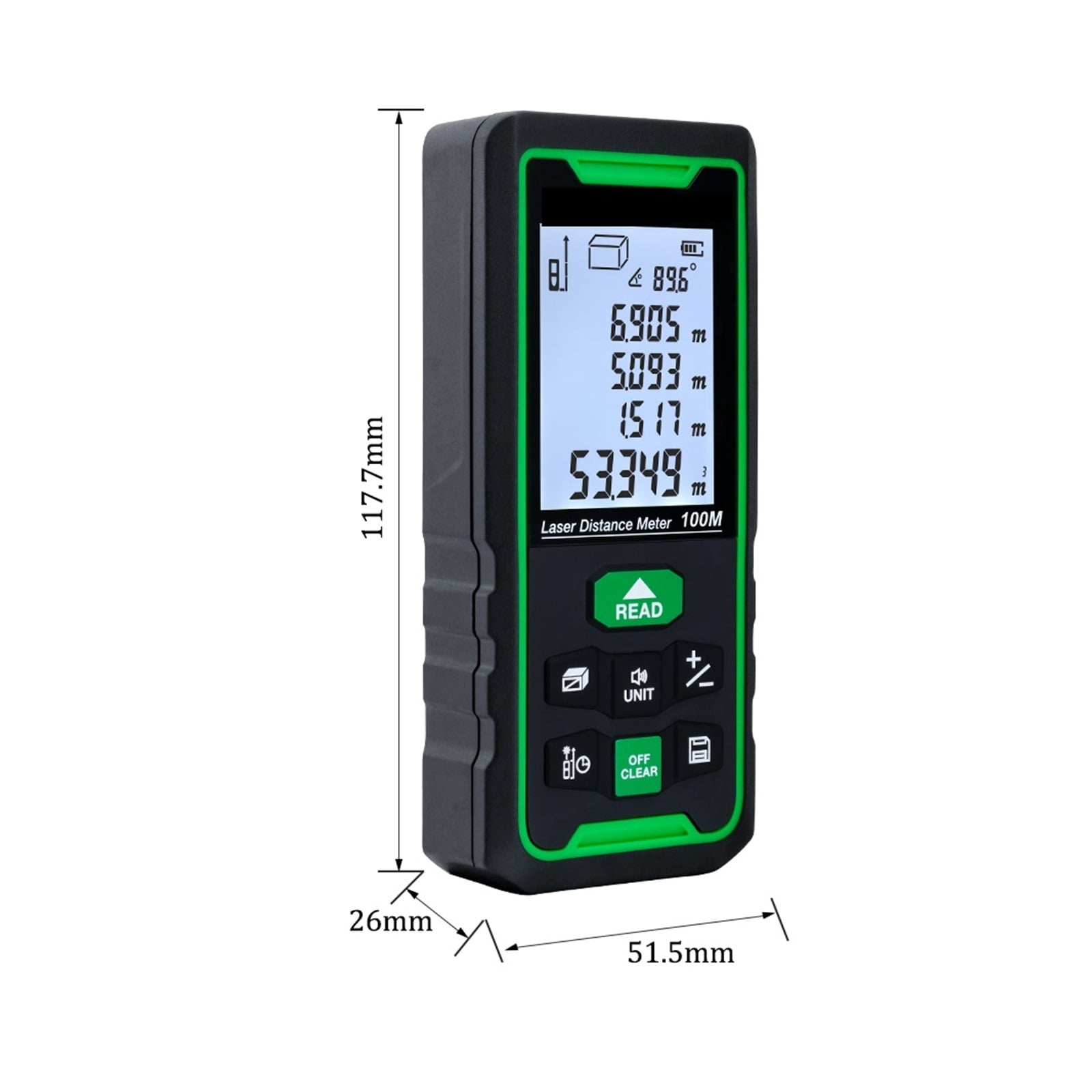 Distance Meter Digital Ranfinder 100m 70m 50m Ran Finder Tape Measure Electronic Level Ruler Roulette ,High Accuracy Position