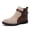 Khaki, variant on Men’s Elevator Ankle Boots 2.4” Hidden Height Boost, Corduroy Knit & PU Leather Slip-On Boots, Non-Slip Casual Winter Shoes for Men, US 6-12