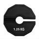 thumbnail image 1 of Gym Micro-Plates - Discos de Peso Fraccionarios con , Discos de Peso Fraccionarios de Goma, Accesorio de Cambio, Color Negro, 1,25 Kg, 1 of 5