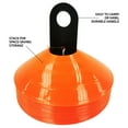 thumbnail image 2 of Athletic Works Orange Low-Profile Sports Training Cones for Agility, 25 Piece, Plastic, 2 of 8