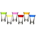 thumbnail image 2 of Three Star Import & Export XM6307 3.5 in. Multicolor Shot Glass Set, 6 Piece, 2 of 2