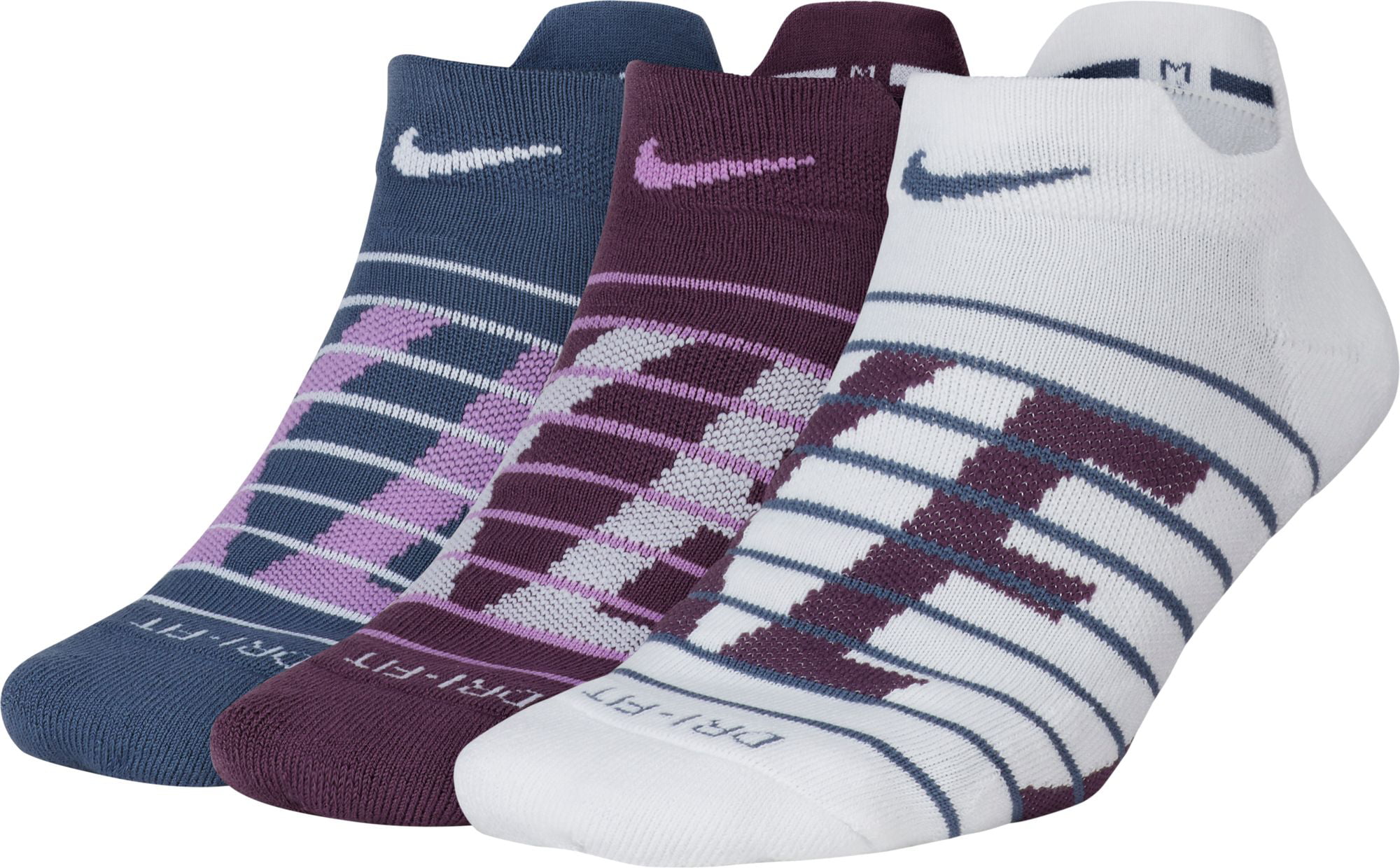 Nike - Nike Women's Dry Cushion Low Cut Training Socks 3 Pack - Walmart ...