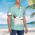 thumbnail image 5 of Haiem French Bulldog Taking a Bath Printed Hawaiian Shirt for Men - Men’s Casual Beach Summer Shirts - Stretch Fabric with Modern Fit-XX-Large, 5 of 9