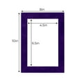 thumbnail image 3 of Crocus Suede Acid Free 8x10 Picture Frame Mats with White Core Bevel Cut for 5x7 Pictures - Fits, 3 of 3