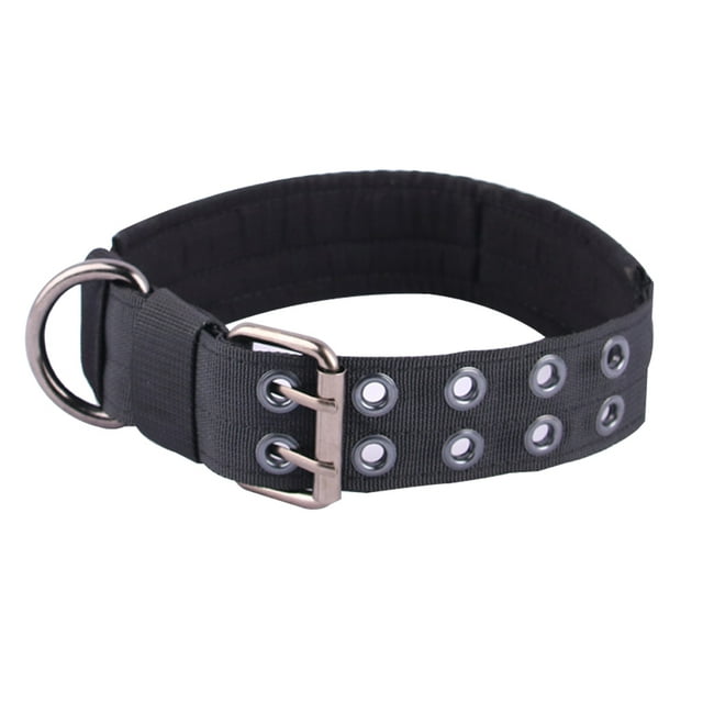Collar para perros grandes, collares tácticos anchos con asa para perros de razas extra grandes, collar grueso de nailon para cachorros.