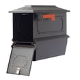 thumbnail image 7 of Kingston Curbside Mailbox with Newspaper tube and Sorrento front single mailbox mounting bracket, 7 of 7