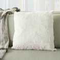 thumbnail image 4 of Nourison Fur Pink Decorative Throw Pillow , 20" x 20", 4 of 5