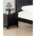 thumbnail image 4 of Simple 2-Drawers Nightstand, Black, 4 of 5