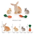 thumbnail image 4 of 2 Juegos de Animales Miniatura Sunnimix Figuras de animales de granja, 4 of 8