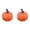Orange S*2 PC, variant on Mini Artificial Pumpkins Fall Decor,Orange Plastic Pumpkins,Realistic Faux Pumpkin Ornaments,Halloween Thanksgiving Table Centerpieces,DIY Craft Decorations for Party Mantel Display,L(1 Pack)