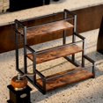 thumbnail image 6 of Coffee Syrup Rack Organizer Syrup Bottle Holder Stand for Coffee Bar 3-Tier 12 Bottles Storage Shelves for Syrup, Wine, Dressing for Kitchen Coffee Station, 6 of 7
