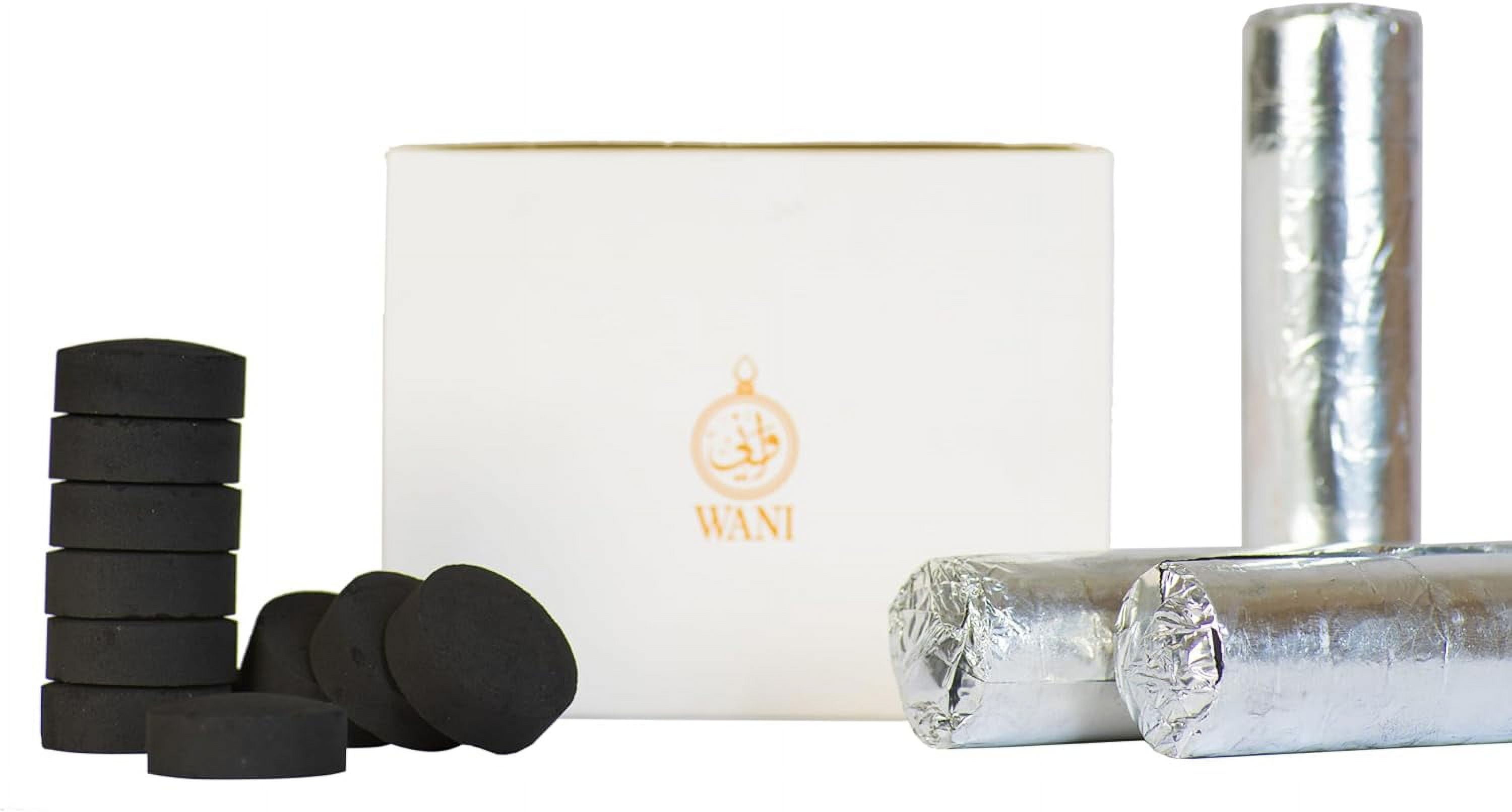 WANI Charcoal Tablets for Incense 60 Pieces – 6 Rolls of 10 Disks each ...