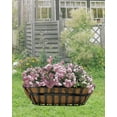thumbnail image 4 of Ashman Trough 1 Pack, Deck Railing Planter Box, Black, Metal Garden Trough Deck Planter with Coco Liners., 4 of 8